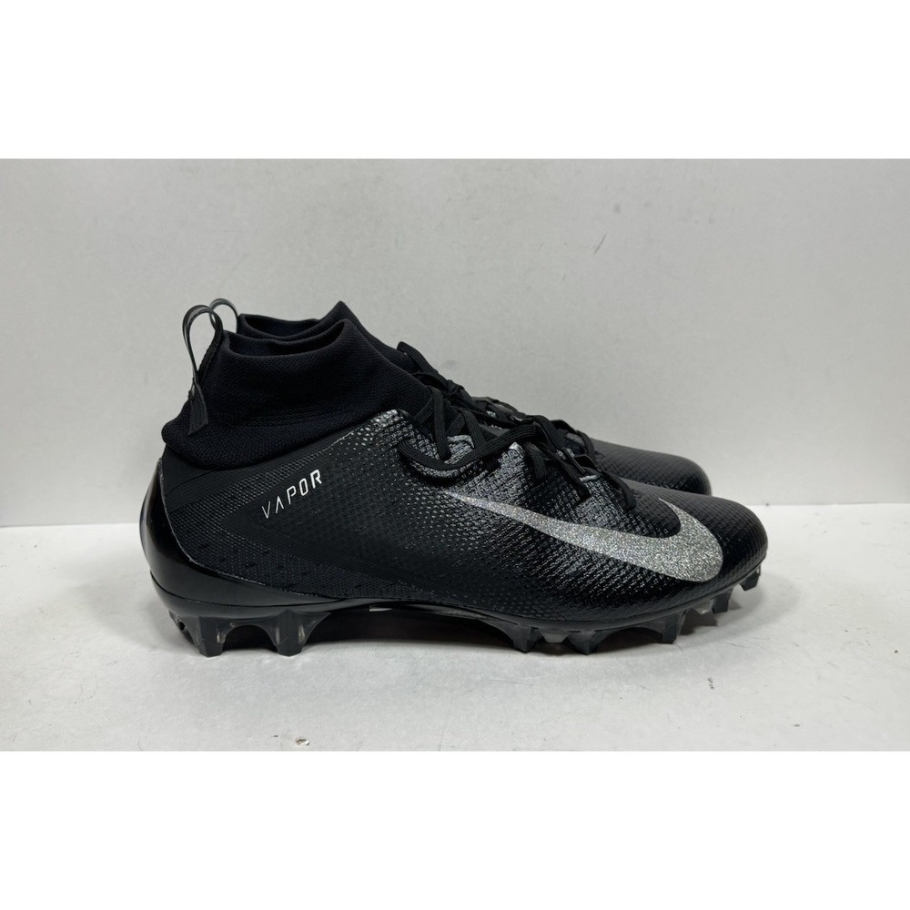 Nike Vapor Untouchable Pro 3 Men's Size 14 Black Metallic 917165-009 Cleats